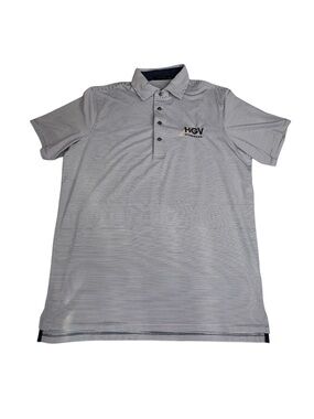 Greyson Men’s L Striped‎ Performance Polo Shirt Golf Outdoor